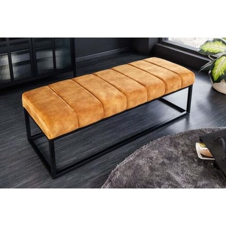 Zitbankje goudgeel 108 cm