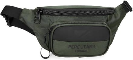Pepe Jeans Bromley heren schoudertas - stijlvol en functioneel in donkergroen of zwart