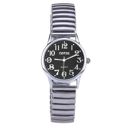 Fako - Horloge - Rekband - Comby Classic - 28mm - Zwart