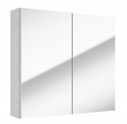Deftrans Salsa - Hangende Badkamerkast - Wit - 65x60 cm - Met Spiegel