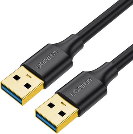 Ugreen - kabel - USB-A - USB-A USB3.0 5Gb/s 0,5m zwart - (US128)
