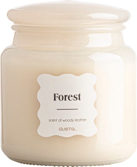 Gusta - Geurkaars in apothekerspot FOREST - 10x11 cm