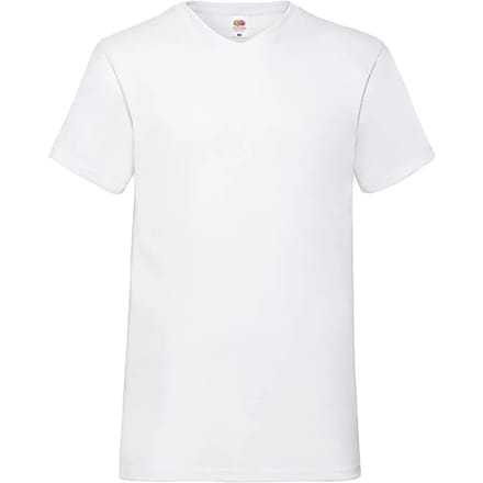 V-hals T-shirt Fruit of the Loom Valueweight