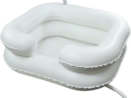 Opblaasbare wastafel voor haarwassen – Ideaal voor bedlegerige patiënten