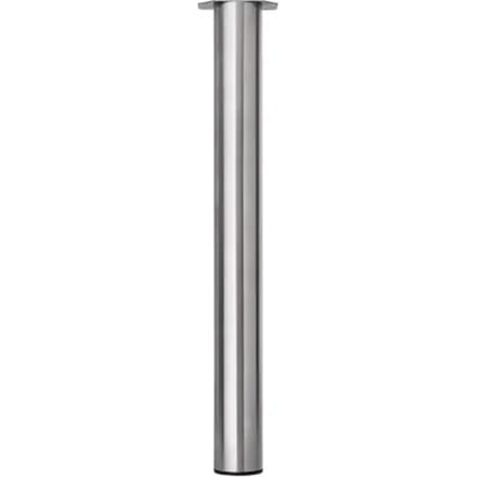 Duraline Tafelpoot - Staal Geborsteld Nikkel - Rond - 7,6x72cm