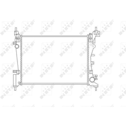 Radiator, motorkoeling NRF 55340