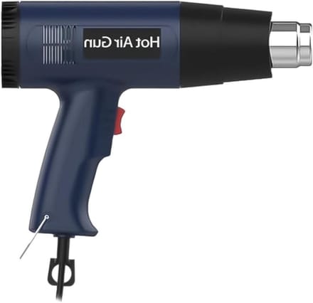 Heteluchtpistool - Hete ventilator - Lassen en Drogen - Instelbare Temperatuur - 2000W - Zwart