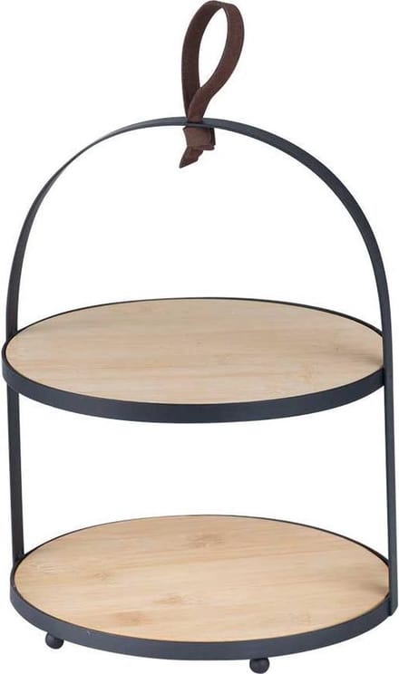 Cosy & Trendy Etagere Bamboe Met Metalen Houder