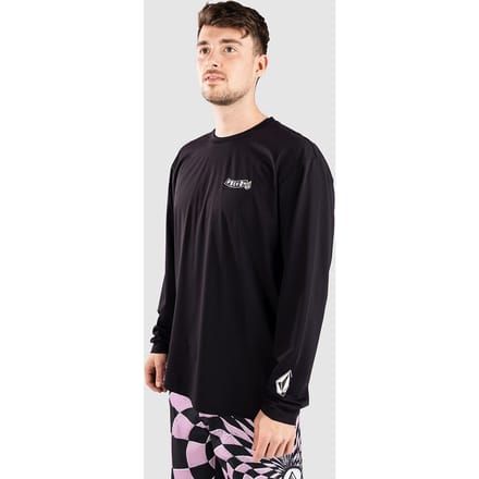 Volcom Pistol Surf Lst Longsleeve Rash Guard zwart