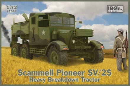 IBG Models Modelbouwpakket Landbouwvoertuigen - 72077 Scammell Pioneer SV/2S Heavy Breakdown Tractor Plastic - 1:72 - Modelbouw