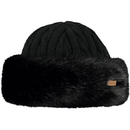 BARTS Fur Cable Bandhat Muts Dames - One Size - Zwart