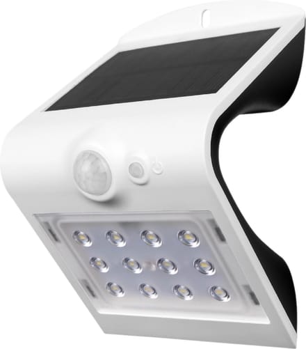 LED's Light Solar LED Wandlamp met Bewegingssensor 220 - 3 lichtstanden - Automatisch aan/uit - Wit