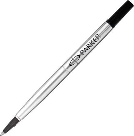 Parker rollerballpen inktvulling | medium punt | zwarte QUINK inkt | 12 stuks
