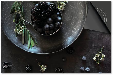 Inductie Beschermer Sweet & Black print Exclusief 77x51cm