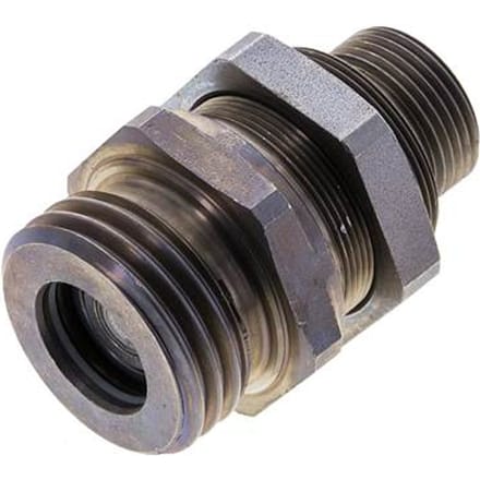 Stalen Hydraulische Koppeling Snelkoppeling 15 mm L Snijring ISO 14540/8434-1 D M32 x 3