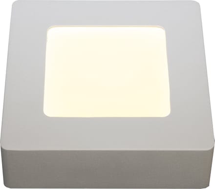 FLUKE LED plafonnier vierkant Wit 6W 3000K 12cm