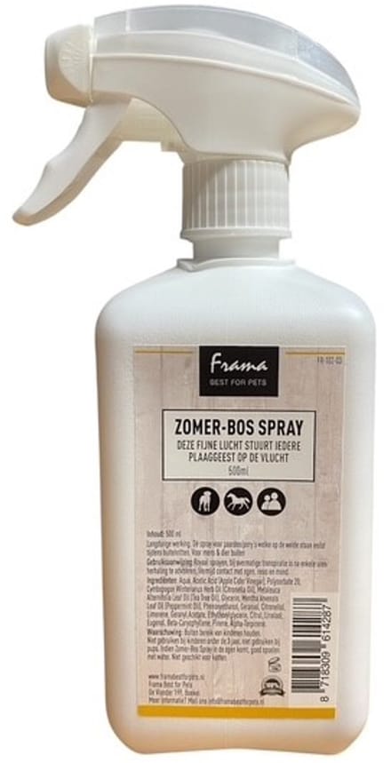 Frama Zomer-Bos Spray Vlooien/Teken/Muggen/Vliegen