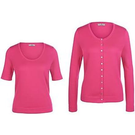 Twinset 100% katoen Van Peter Hahn pink