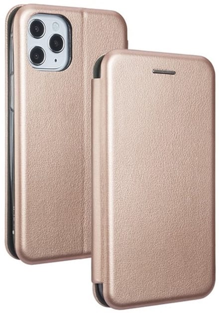 Beline Book Magnetic - Roze Goud - iPhone 12 mini - Magnetische Sluiting - Luxe Bescherming