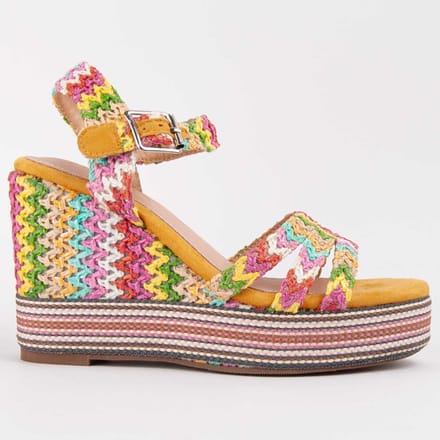 Sandalia De Cuña Para Mujer. Montevita Salia9 102979 39 beige