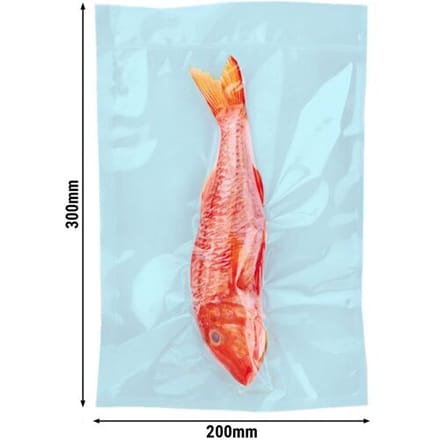 GGM Gastro (1000 Stück) Vakuumbeutel - glatt - Cook & Chill - 200x300mm - 85µm