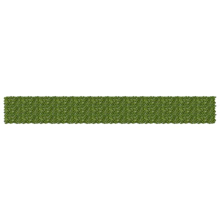 vidaXL - Balkonscherm - met - bladeren - Groen - en - Geel - 600 - x - 75 - cm