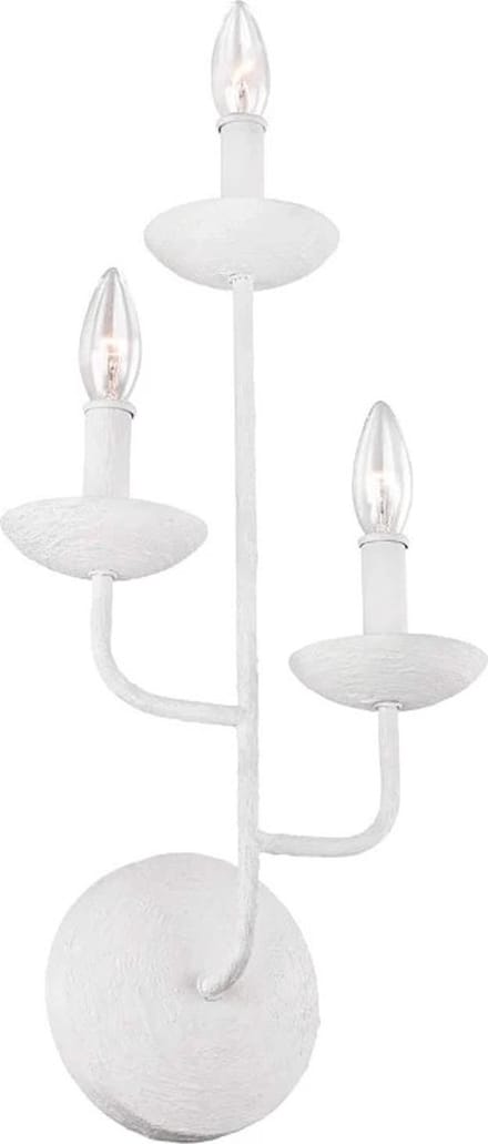 Feiss LED Wandlamp Annie | 3X E14 Max 40W | Textured Plaster White
