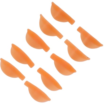 5 Paar Wimperpermanent Pads Herbruikbare Zachte Oranje Siliconen Wimperpermanent Staven voor Schoonheidsmake-up beige