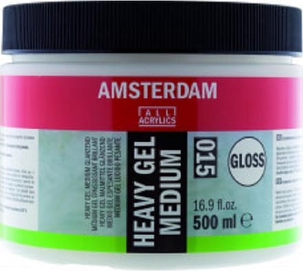 Amsterdam Heavy Gel Medium Glanzend 015 Pot 500 ml