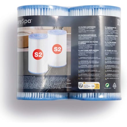 Intex S2 filter voor SPA of bubbelbad | Set van 2 stuks