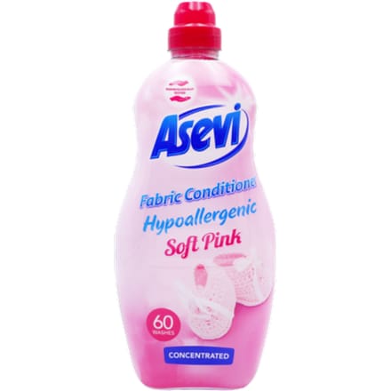 Asevi Hypoallergenic Soft Pink Wasverzachter – 1380ml