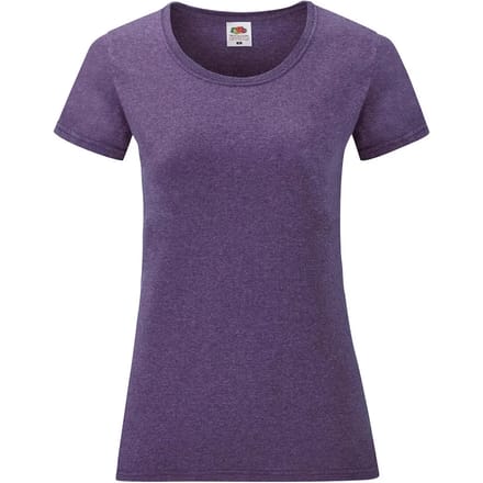 Dames-T-shirt Fruit of the Loom Valueweight