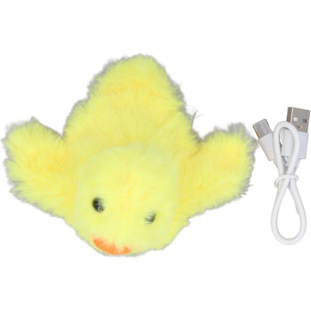 Flapperende Eend Kattenspeelgoed Bijtbestendig Verveling Vermindering Oplaadbaar Elektrisch Piepende Eend Kattenspeelgoed yellow