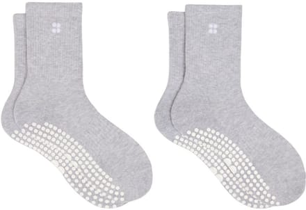 Sweaty Betty Pilates Crew Gripper Sock 2 Pack - Maat 6/8