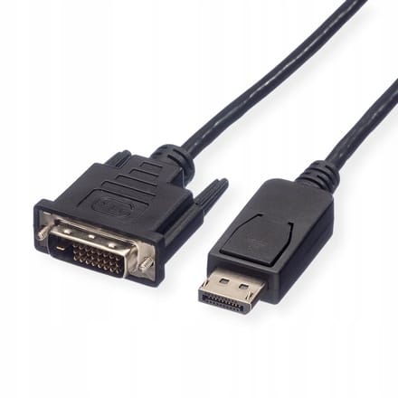 ROLINE DisplayPort naar DVI Kabel (24+1), Zwart, 5m