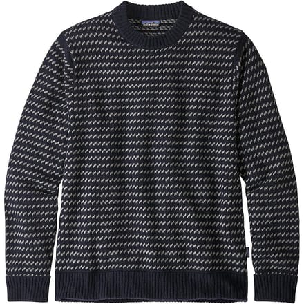 Patagonia Recycled Wool-Blend Gebreide Trui blauw