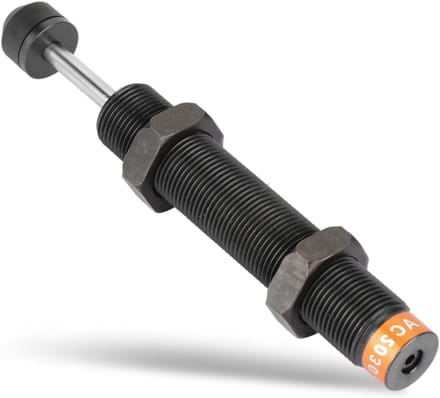 Oliedruk Schokdemper - Schokdemper Cilinder - Machine Stabiliteit - Zelfregulerende Druk - M20 x 30 mm - Zwart