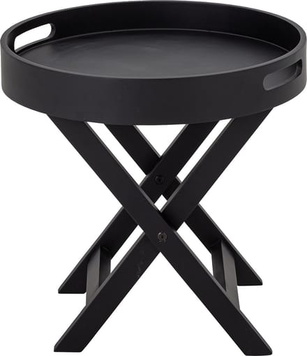 Bloomingville - Freya Dienbladtafel - Zwart - Rubberhout