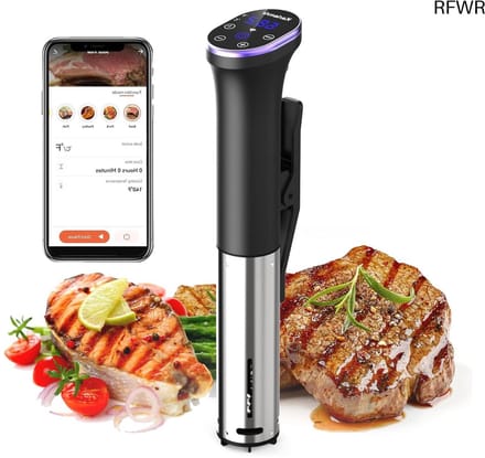 RFWR® Draadloze Sous Vide Koker met WiFi Besturing en Precisie Temperatuurregeling