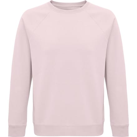 SOLS Unisex Adult Space Organic Raglan Sweatshirt (Lichtroze)