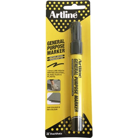 ARTLINE General Purpose Permanent Marker- 1 stuk- 1,5mm Lijndikte - Zwart