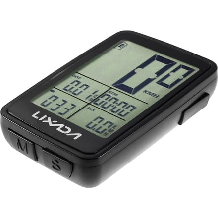 Lixada Ordinateur de Vélo sans Fil Rechargeable USB Compteur de Vitesse Odomètre gray