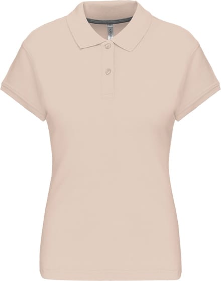 Kariban Damespolo korte mouwen K242 - Light Sand - L