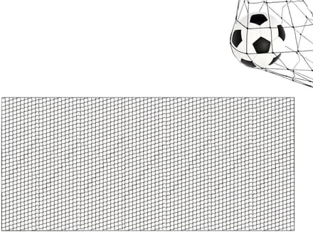 Ball Stop Net - Sport Hek - Bal Training - Slagvast Nylon - 3x6 Meter - Zwart