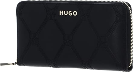 HUGO Portemonnee Chris Ziparound R Black Zwart