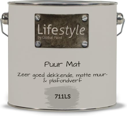 Lifestyle Essentials Puur mat | 711LS | 2,5 liter | Goed dekkende muurverf
