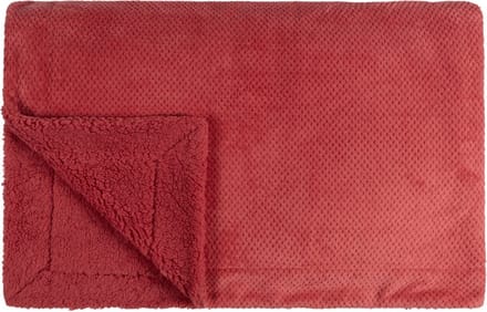 Linolux Fleece Plaid Lio Rosewood 150x200