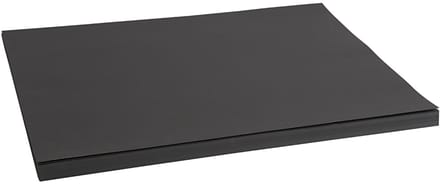 Gekleurd Karton, A2, vel 420x594 mm, 200 gr, zwart, 100 vel | Knutselkarton