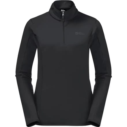 Jack Wolfskin Baiselberg Fleece Met Halve Rits Zwart M Vrouw