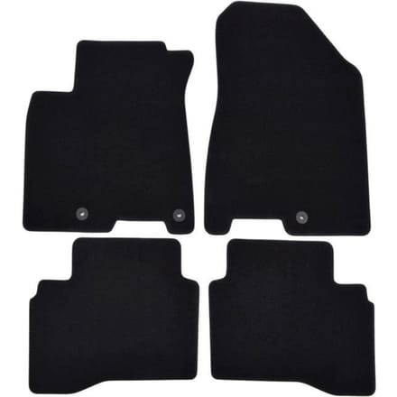 Tapis de sol - Kia - Niro - 2016-2022 - 4 pièces - Velours imperméable - Antidérapant